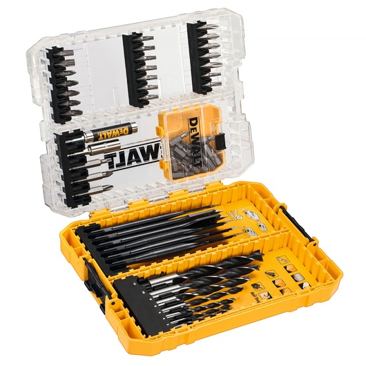 Drill Drive Set with Brad Point and EXTREME Flatwood Bits (57 pc)